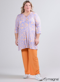 Relaxed V-Strap tunic (C-2320-VP) U26021-Panther Brush Lila