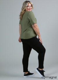 Short Sleeve Puffy Shirt (B-8018) 080-Sage Green