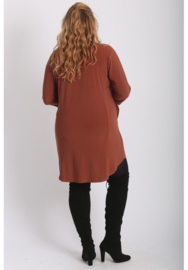 Tuniek 3/4 mouw (C-8011) 063-Camel