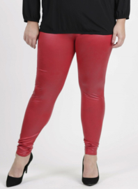 Legging Leather Look (F-23 LL) 015-Rood