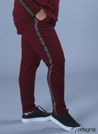 Travel Pants Side Tape (D-2312) 032-Bordeaux