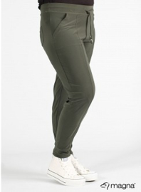 Broek zakken en smalle pijpen (D-8006) 031-Khaki