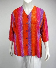 Blouse Denver (05-2399 - redpurplines)