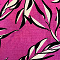 Wide Lace Detail A-Line Shirt (B-2423-VP) V-53006-Leaves Pink