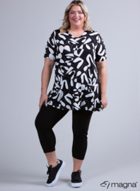 Short Sleeve A-lijn Shirt (B-9004-PRINT) V65001-Shapes BW