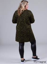 Relaxed Fit Tunic (C-2324-HVP) U91008-Digital Waves Lime