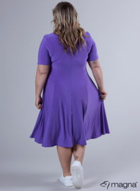Long A-Line Dress (C-2203) 021-Purple