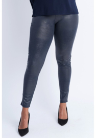 Legging Leather Look (F-23 LL) 017-Marine