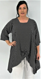 Tuniek Birgit string (73-4875) BW Polka