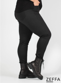 Rekbare broek met zakken  (ZF-TR-1003-) Z13001-Pin Stripes