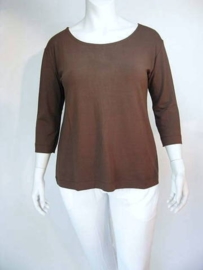 Shirt Elan Lycra (04-2826-brown)