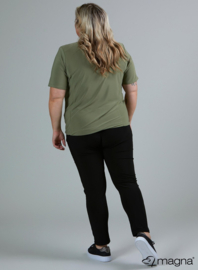 Short Sleeve Puffy Shirt (B-8018) 080-Sage Green