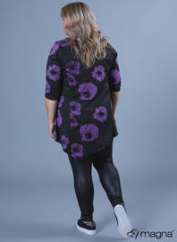 Tuniek Triangle (B-93-HVP) W25021 Big Purple Flower Dots Print