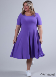 Long A-Line Dress (C-2203) 021-Purple