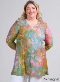Lange basic shirt (B-6004-MSH) U17075-Open Jungle Rosa