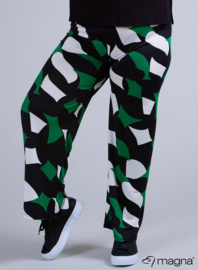 Broek Basic (D-03-PR) V75058-Diamond Blocks Green