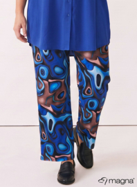 Broek Basic (D-03-PRINT) T10060-Fluid Design Royal Blue