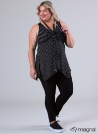 Top met lus (A-37-PR) 001001-Polka Dot BW