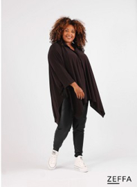 Oversized Tuniek/Ponncho (ZF-PO-1002)  064-Dr.Bruin