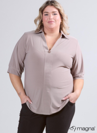 Puff Sleeve Shirt (B-2502) 014-Sand