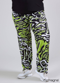 Broek Basic (D-03-PRINT) T40008-Art Zebra Lime