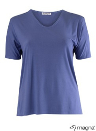 Shirt korte mouw (B-04) 036L-Jeans Blauw