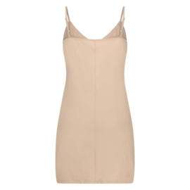 RJ Pure Color Dames Jurkje V-Hals -321-Caffé Latte