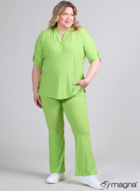 Roll Sleeve Top (B-9001) 008-Lime Green