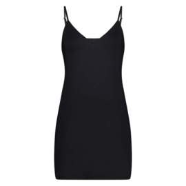 RJ Pure Color Dames Jurkje V-Hals - 007-Zwart