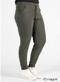 Broek zakken en smalle pijpen (D-8006) 031-Khaki