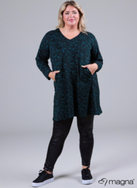 Relaxed Fit Tunic (C-2324-HVP) U91048-Digital Waves Petrol