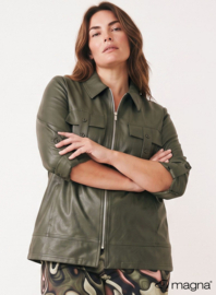 Flap Zip Jacket (K-2601-LL) 031-Olive Green