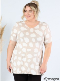 Short Sleeve A-lijn Shirt (B-9004) Y30014-Big Cow Sand