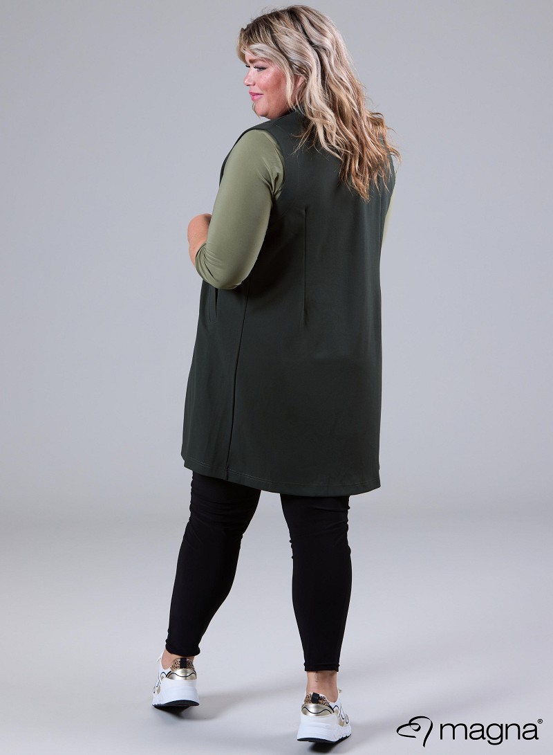 Button Gillet (N-2308) 031-Olive Green