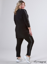 Tape & Line Tunic (C-2325) TP001-Black Tape