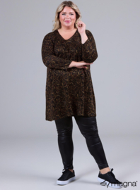 Relaxed Fit Tunic (C-2324-HVP) U91031-Digital Waves Green