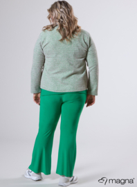 Jaquard Button Jacket (K-2402-JQP-MB) 058-Forrest Green