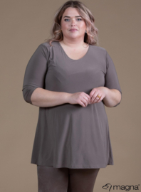 Lange basic shirt (B-6004) 061-Taupe