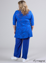 Lange basic shirt (B-6004-MSHS) U01060-Wave Blue