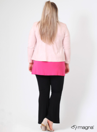 Kort Leather Look jasje (K-31-LL) 005-Baby Roze