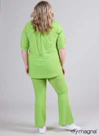Roll Sleeve Top (B-9001) 008-Lime Green