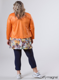 Kort Leather Look jasje (K-31-LL) 019-Orange