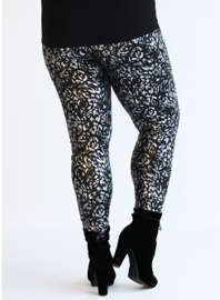 Legging Leather Look (F-23-LL-PR) 513010-Mix Silver