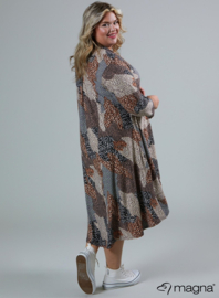 High Low A-Line Dress (C-2213-PR) V56014-Leo Sand