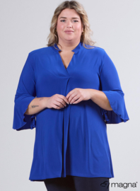 Flared Sleeves Relaxed Tunic (C-2503) 060-Royal Blue