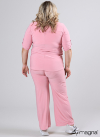 Roll Sleeve Top (B-9001) 075-Dust Pink