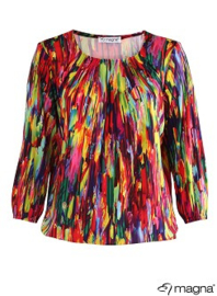 Shirt met Elastiek (B-8022-PR) Y66001-Colorfull Neon