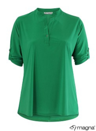 Roll Sleeve Top (B-9001) 058-Brazil Green