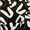 Long Spaghetti Top (C-0027-print) V65001-Shapes Black-White