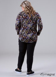 Shirt V-Tape Lange Mouw (B-2315-VIS) U93024-Graphical Tiger Purple